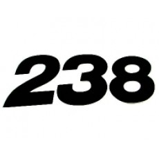 ZAP Zahlen US-Style 15 cm black