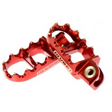 Boano Aluminium Fußrasten ERGAL rot Beta RR 10-