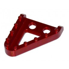 Small tip for brake pedal CNC ergal RED