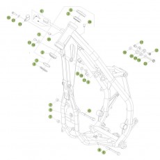 Beta Xtrainer250 18 Rahmen/Ausleger
