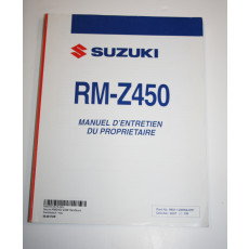 Suzuki RMZ450 2008 Handbuch französisch / neu