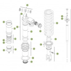Beta X trainer 16 Schwingarm-Federbein 2