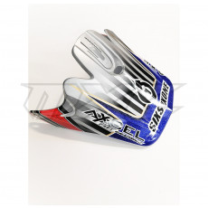 SixSixOne Helmschild Flight, violett/rot