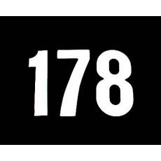 ZAP Zahlen Standard 15cm weiß