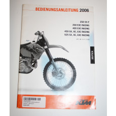 KTM SXF250 2006 Handbuch deutsch / gebraucht