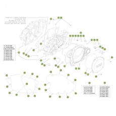 Beta EVO300 Factory 4T 17 Motorgehäuse