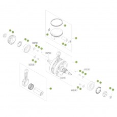 Beta RR480 17 Kurbelwelle/Kolben/Ausgleichswelle 2