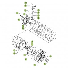 Beta Alp 4.0 07 Primaertrieb/Kupplung