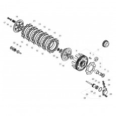 Beta EVO200 15 Primärtrieb - Kupplung