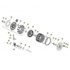 Beta EVO300 Factory 4T 17 Primärtrieb/Kupplung