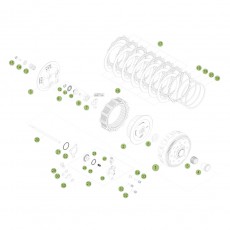 Beta RR350 16 Primärtrieb - Kupplung