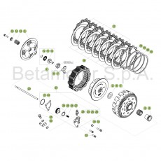 Beta RR480 17 Primärtrieb/Kupplung