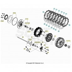 Beta RX450 24 Primärtrieb/Kupplung