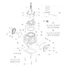 BETA RR300 15 Zylinder/Zylinderkopf