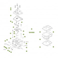 Beta RR450 Cross Country 12 Zylinder/Zylinderkopf/Ventiltrieb 1