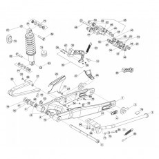 Beta EVO250 11 Schwingarm - Federbein