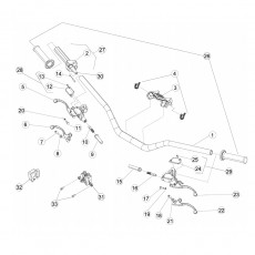 Beta EVO250 09 Lenker - Armaturen