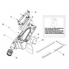 Beta EVO250 10 Luftfilterkasten