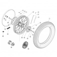Beta EVO250 09 Hinterrad