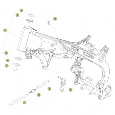 Beta EVO300 Factory 4T 17 Rahmen/Ausleger