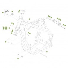 Beta RR350 16 Rahmen - Ausleger