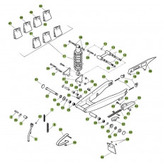 Beta Alp 4.0 07 Schwingarm/Federbein