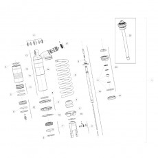 Beta RR300 16 Schwingarm-Federbein 2
