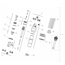 Beta EVO125 16 Schwingarm - Federbein 2
