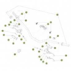 Beta EVO250 4T 16 Lenker/Armaturen