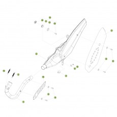 Beta EVO250 4T 16 Auspuffsystem