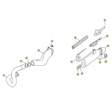 Beta REV3 270 08 Auspuffsystem