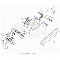 Beta RX450 24 Auspuffsystem