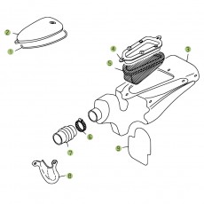 Beta REV3 250 08 Luftfilterkasten