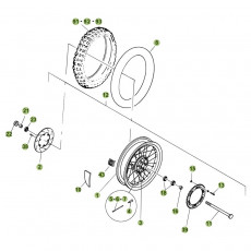 Beta Alp 4.0 07 Hinterrad