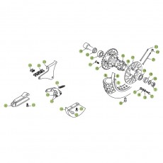 Beta REV3 250 08 Hinterrad