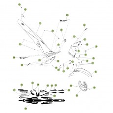 Beta EVO250 4T 10 Verkleidung/Sitzbank/Tank