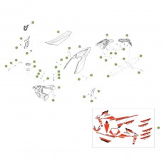 Beta RR390 16 Verkleidung - Sitzbank - Tank 1