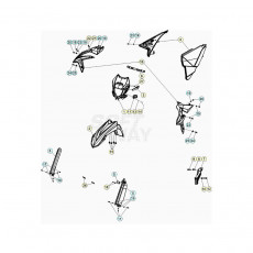 Beta Xtrainer300 20 Verkleidung/Sitzbank/Tank 1