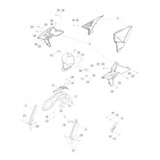 Beta RR300 16 Verkleidung-Sitzbank-Tank 1