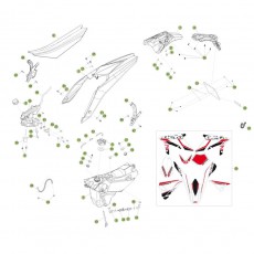 Beta X trainer 16 Verkleidung-Sitzbank-Tank 2