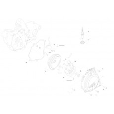 Beta Deckel Lichtmaschine - Kpl Rr2T