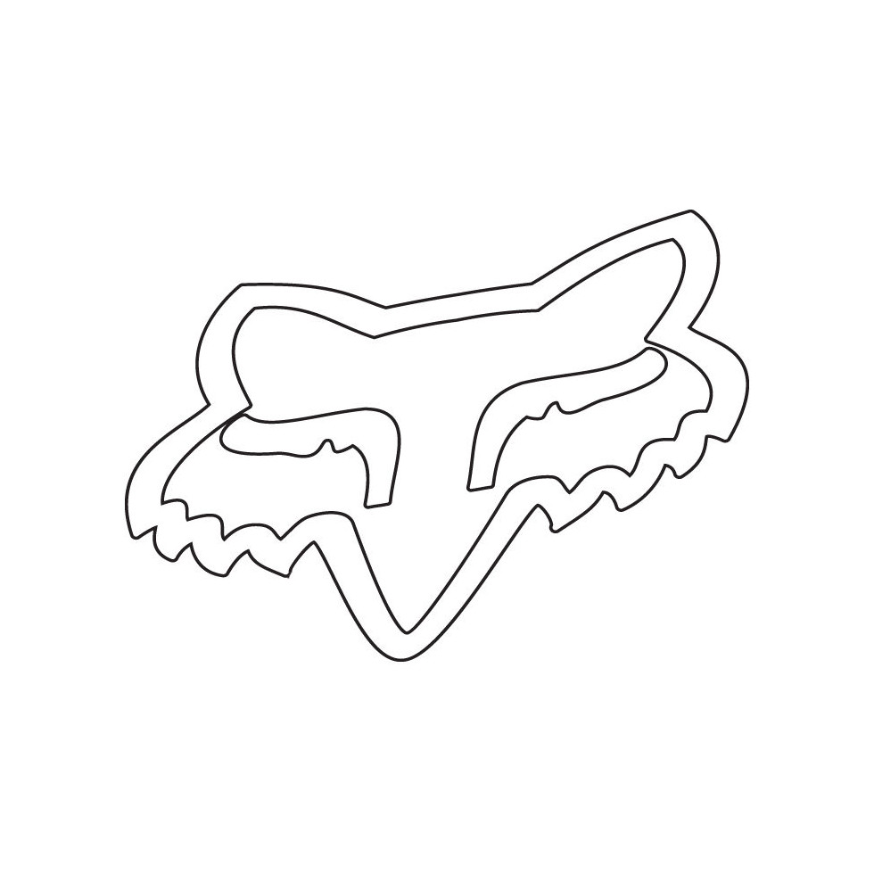 FOX Foxhead TDC Sticker 10 Inch