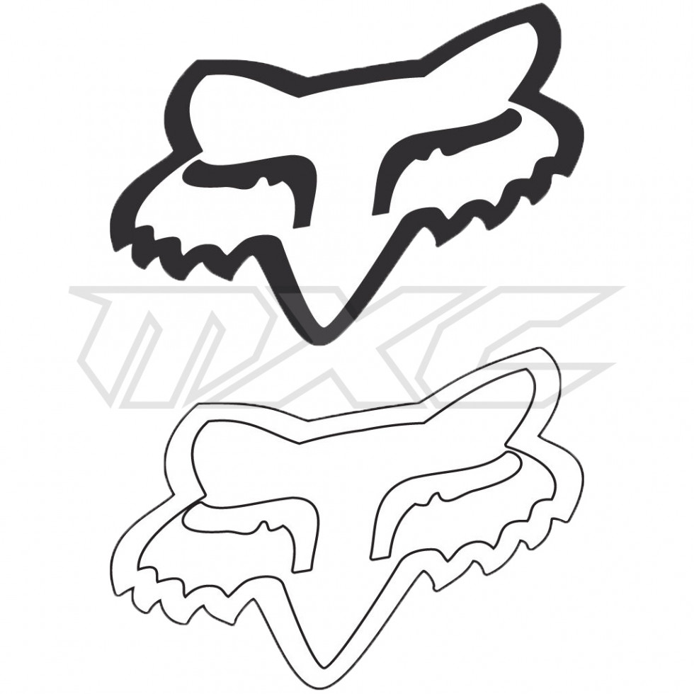 FOX Foxhead TDC Sticker 10 Inch