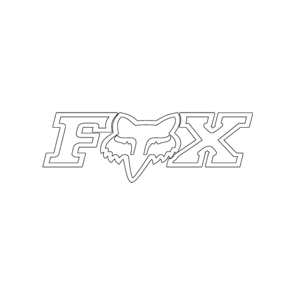 FOX F-Head-X TDC Sticker 10 Inch
