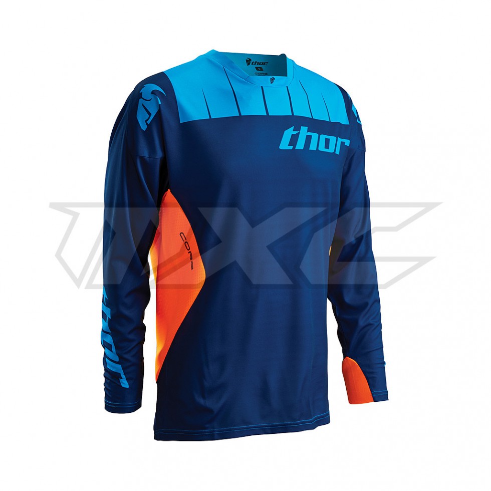 Thor Jersey S6 Core Contro navy orange XL
