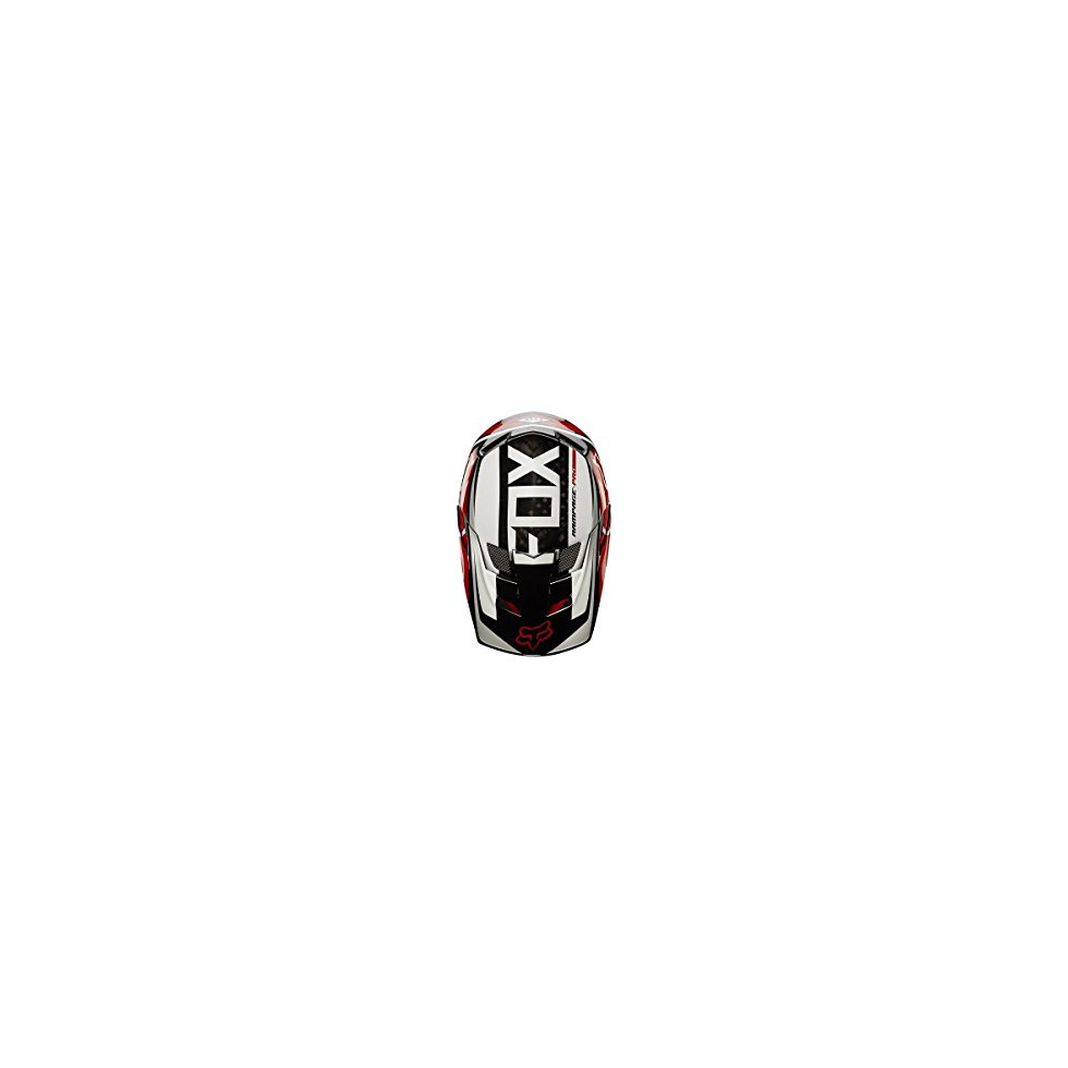 FOX RPC Demo Helmet Visor red white