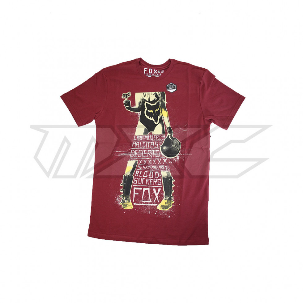 FOX Heart Sinker SS Tee cranberry S