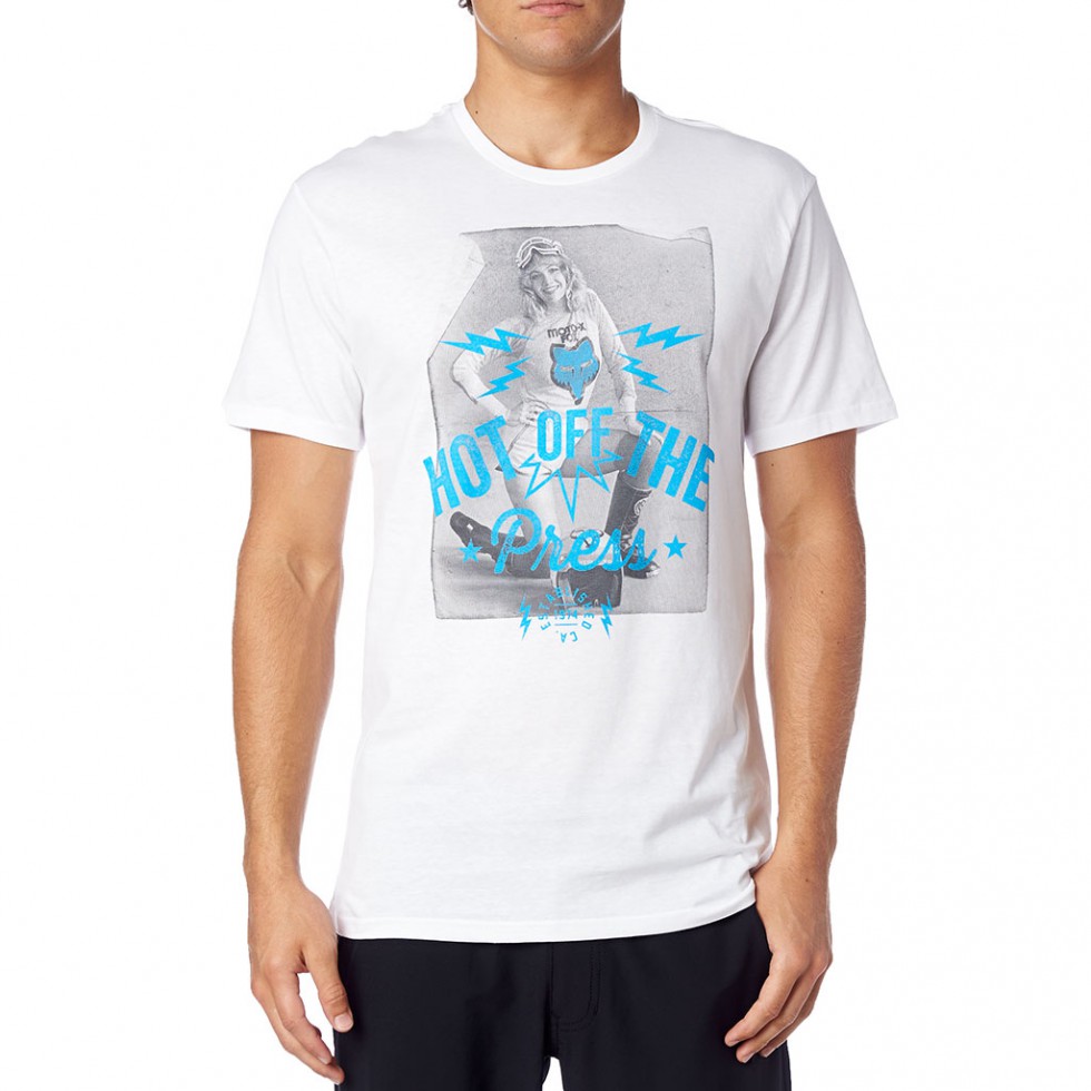 FOX Mcrider Ss Tee white S