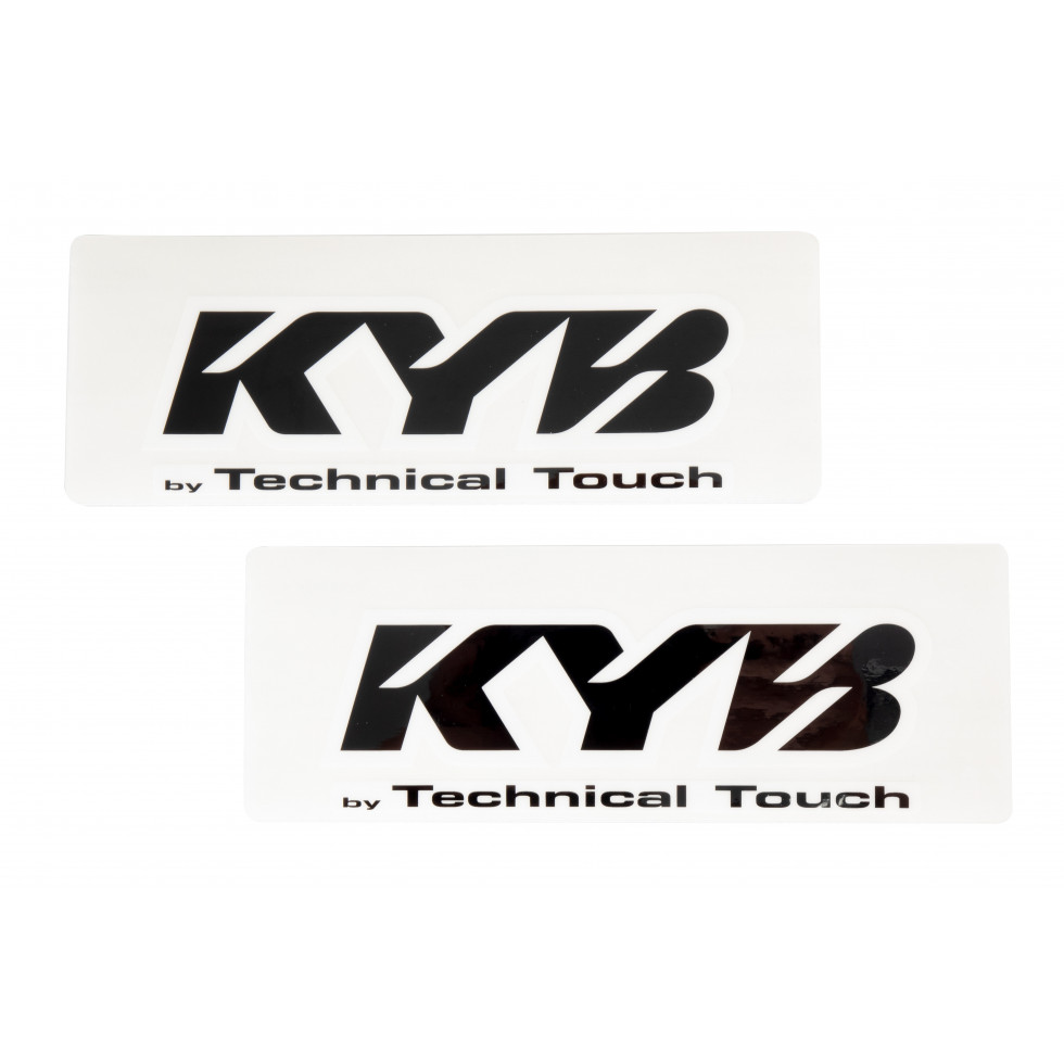 KYB Fork Sticker by Technical Touch Black