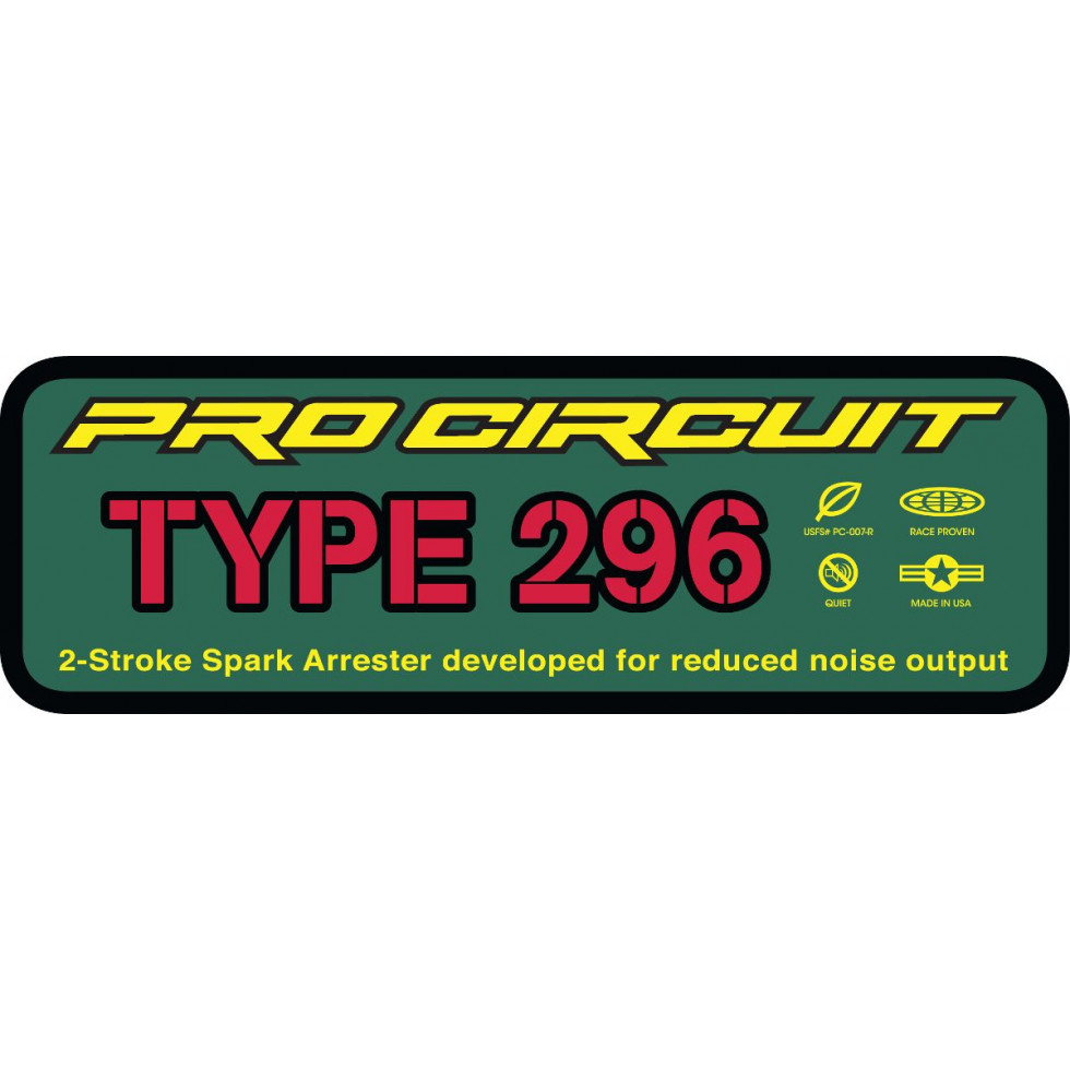 Pro Circuit Exhaust Decals